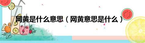 網黃 意思|「網黃」是什麼？專家說宣傳性病防治要靠他們